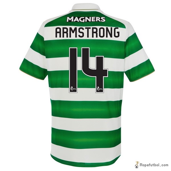 Camiseta Celtic Replica Primera Ropa Armstrong 2016/17 Verde